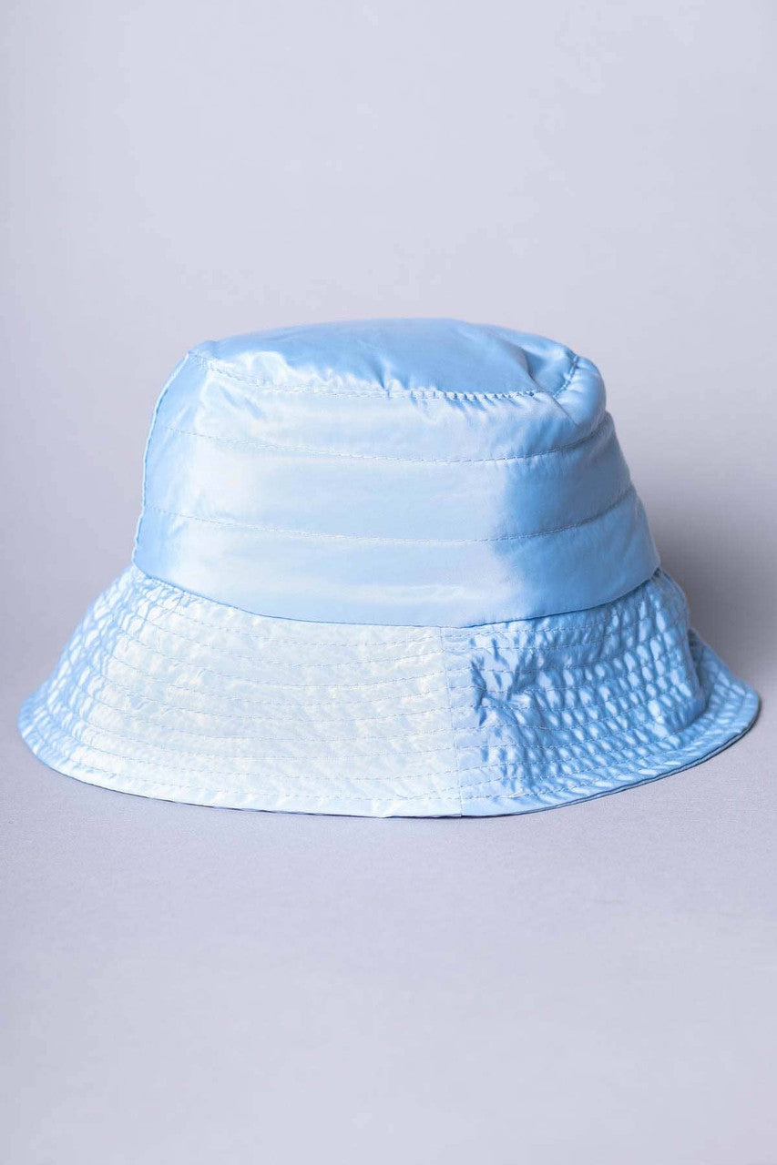 Baby Blue Windbreaker Bucket Hat
