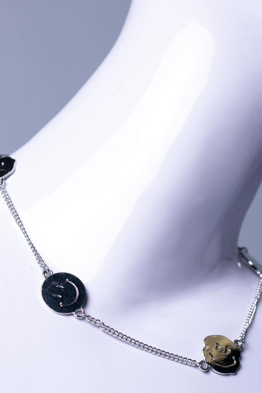 Bad Trip Smiley Face Necklace