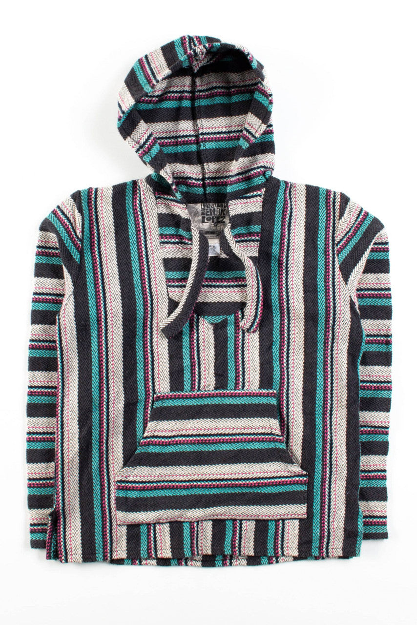 Blue & Grey Baja Hoodie