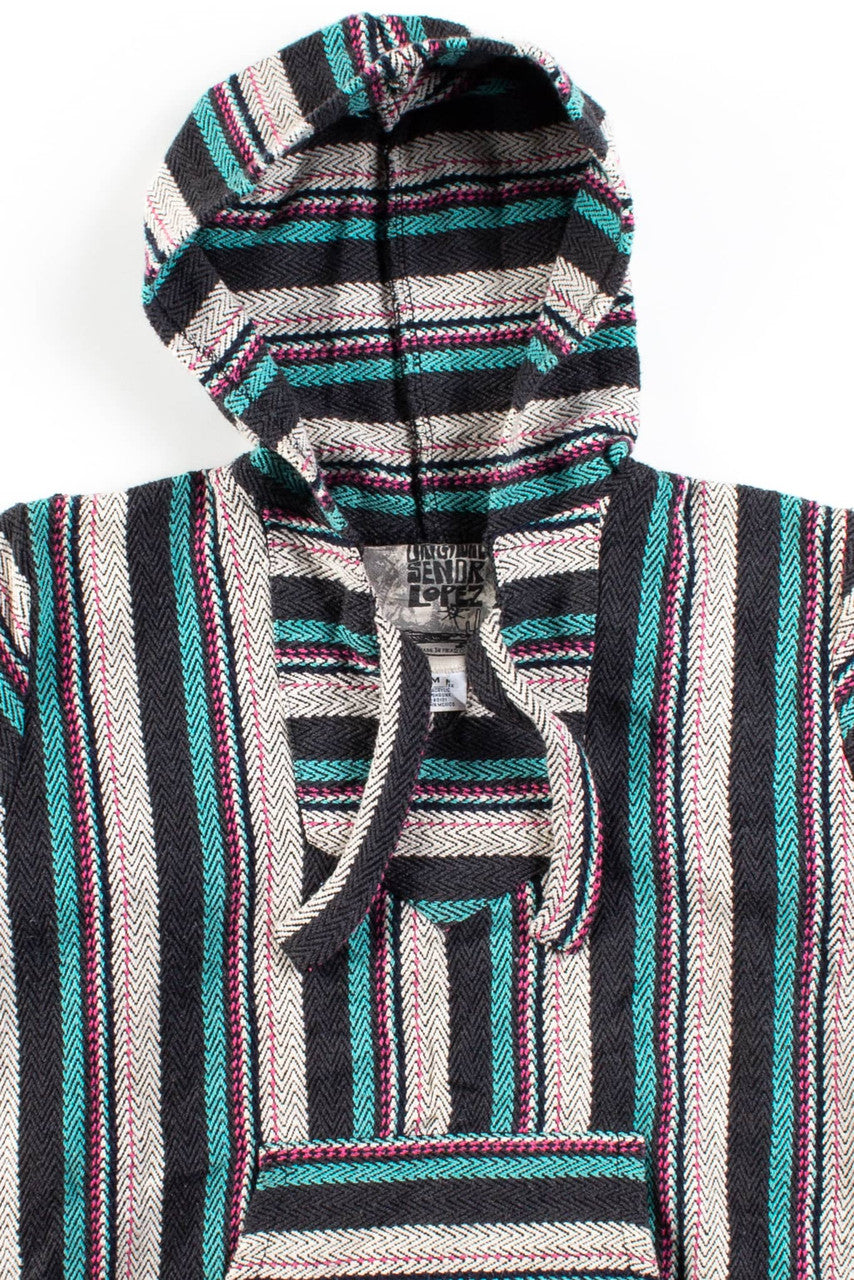 Blue & Grey Baja Hoodie