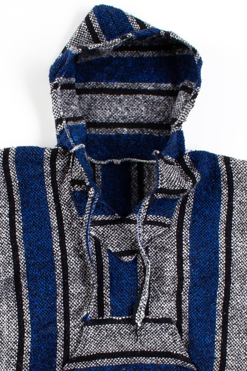 Vintage Blue Stripe Baja Hoodie 4
