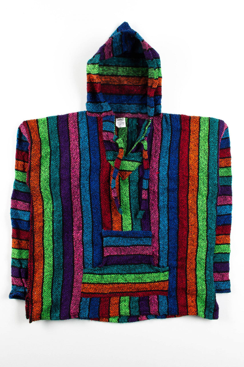 Vintage Rainbow Baja Hoodie 1