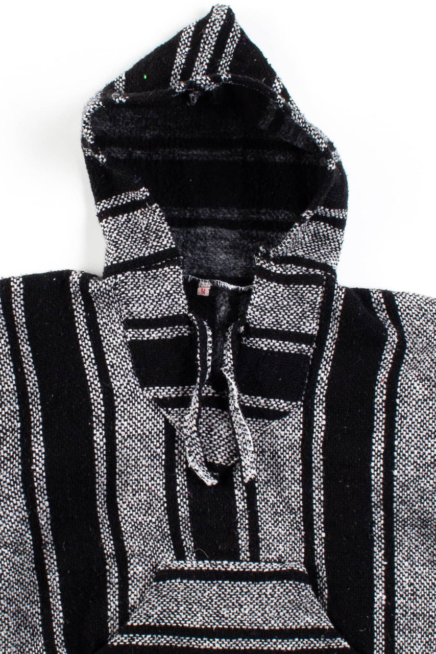 Vintage Black & White Baja Hoodie 3