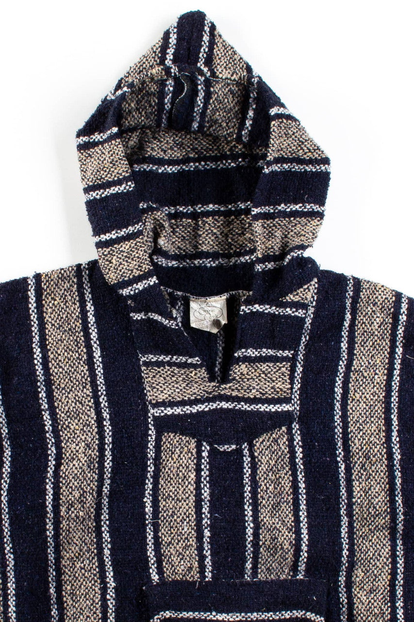 Vintage Gold Stripe Baja Hoodie