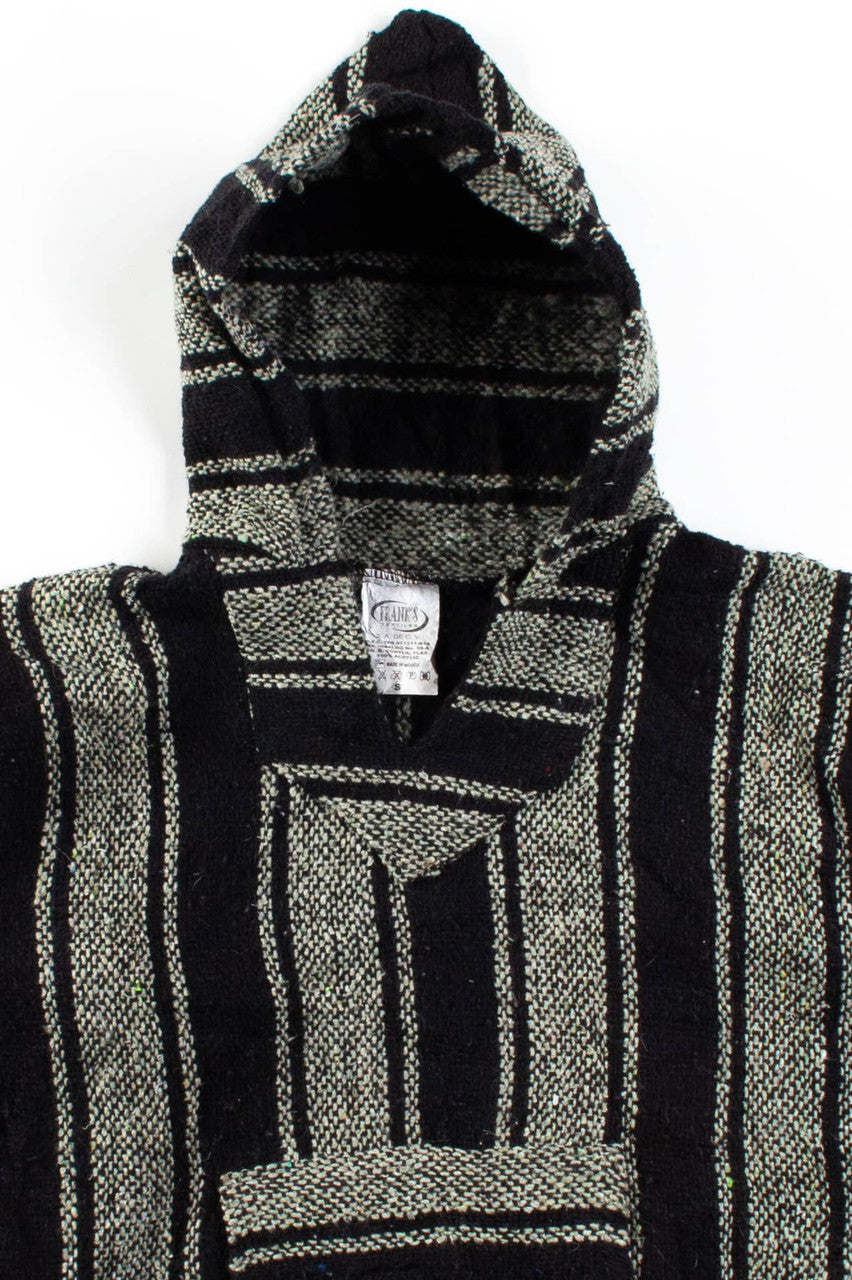 Vintage Sage Stripe Baja Hoodie