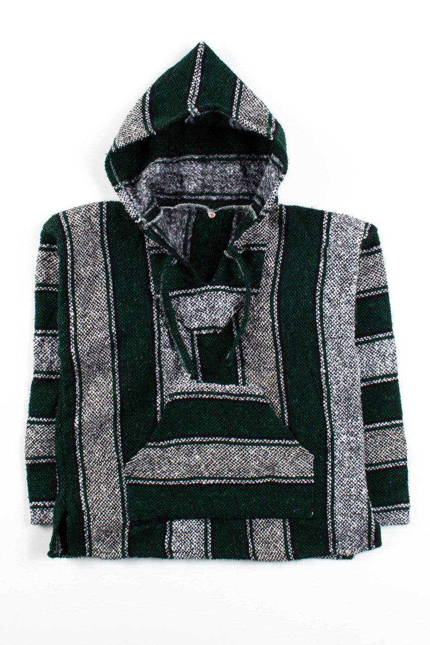 Vintage Forest Stripe Baja Hoodie