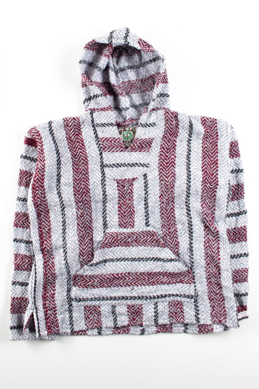 Recycled Burgundy Baja Hoodie 1