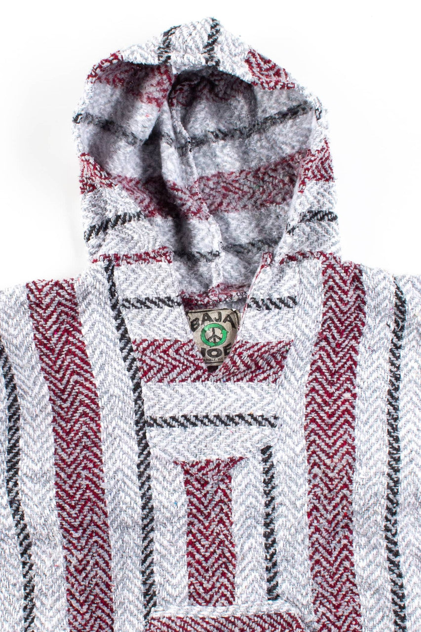 Recycled Burgundy Baja Hoodie 1