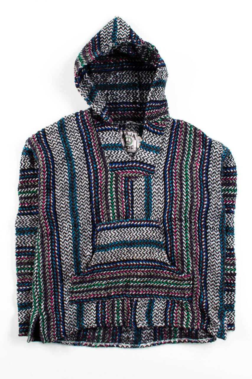 Recycled Black Multicolor Baja Hoodie