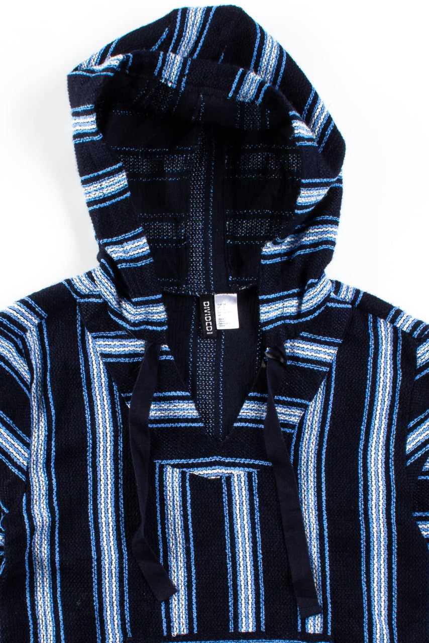 Navy Striped Baja Hoodie