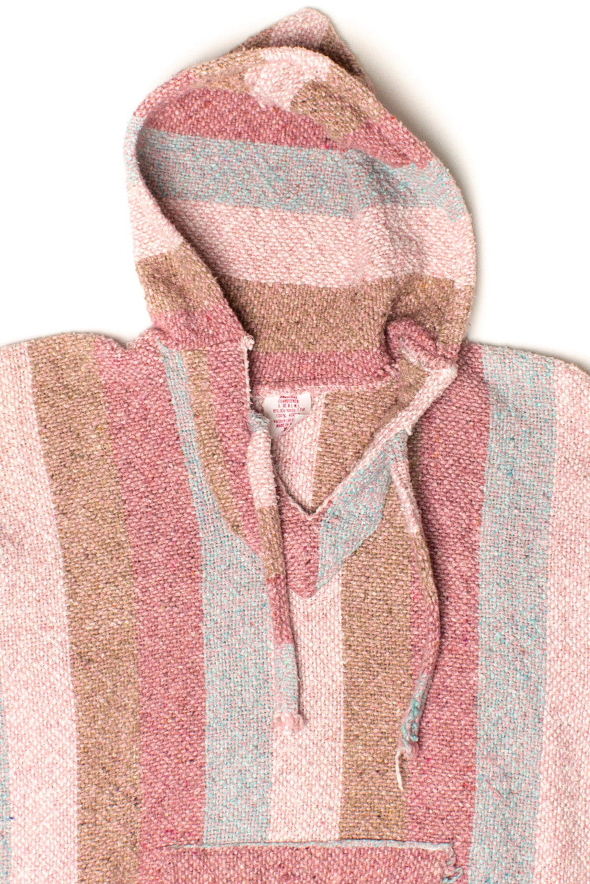 Vintage Pastel Pink Baja Hoodie