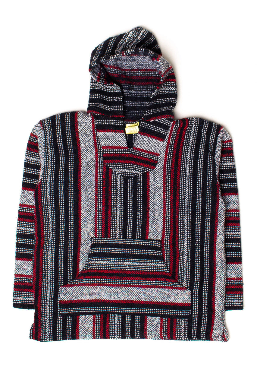 Vintage Red & Black Baja Hoodie 2