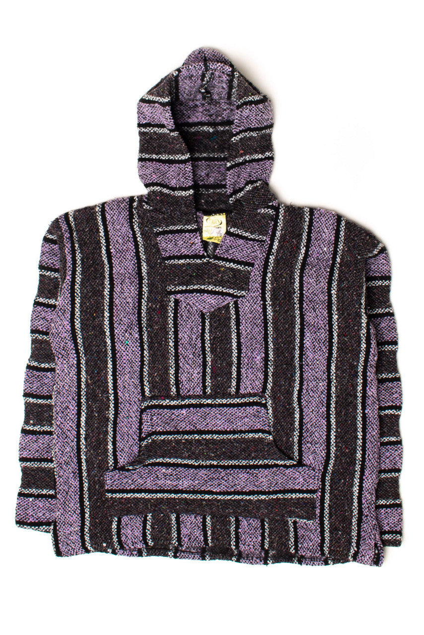 Vintage Lavender & Gray Baja Hoodie
