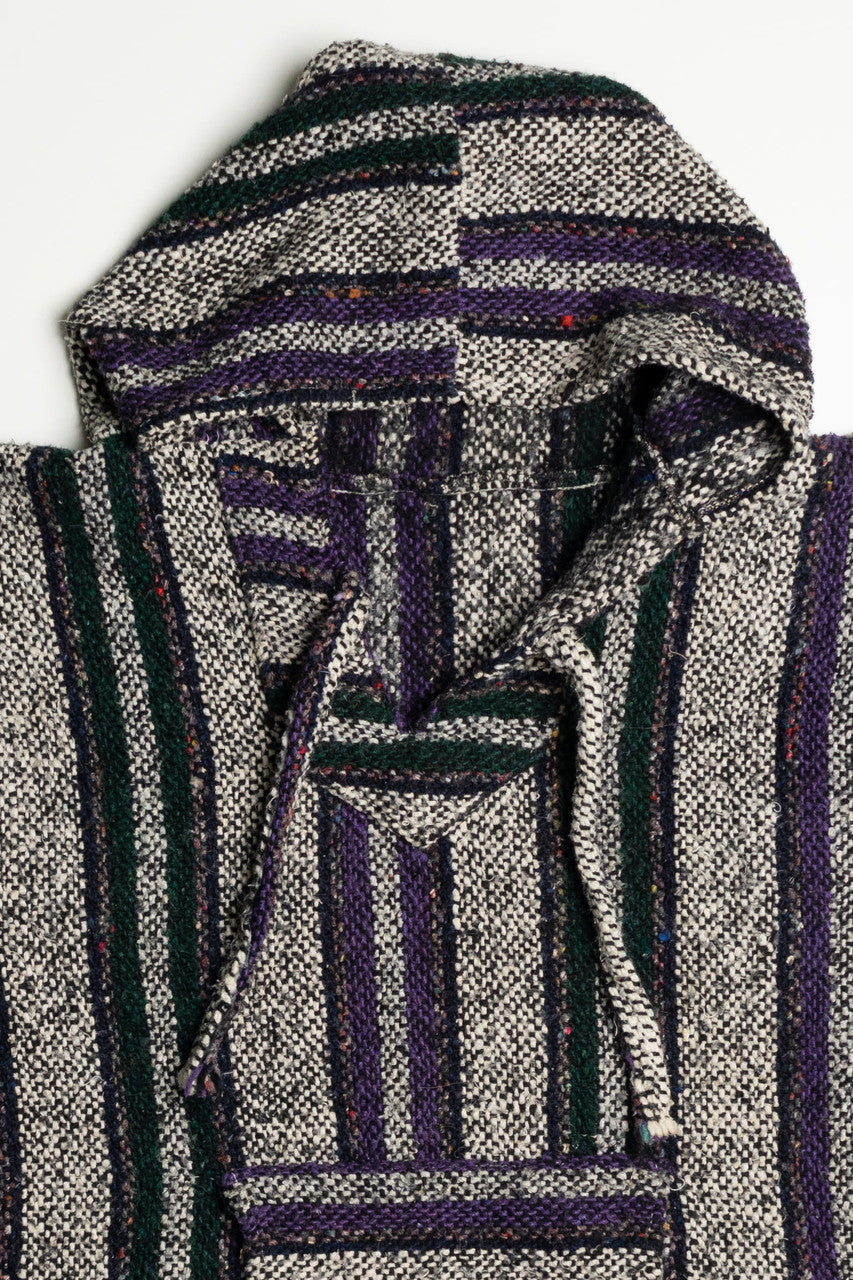 Black and Purple Vintage Baja Hoodie