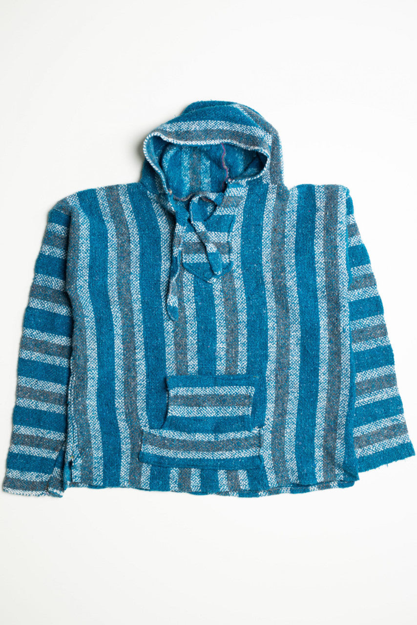 Blue Vel-Mex Baja Hoodie