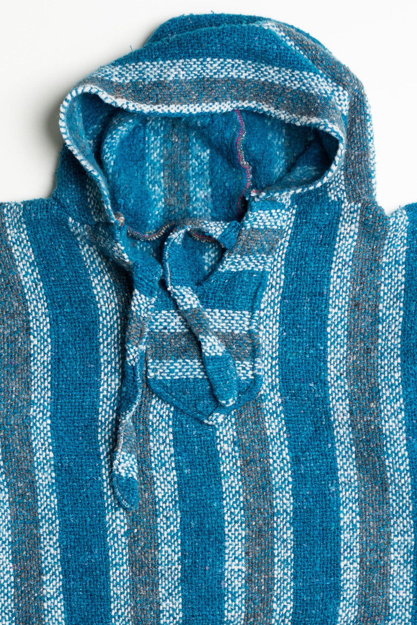 Blue Vel-Mex Baja Hoodie