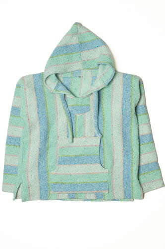 Pastel Striped Baja Hoodie 2810