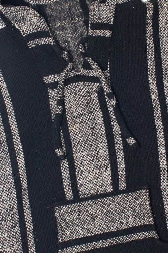 Black And Gray Baja Hoodie 2820