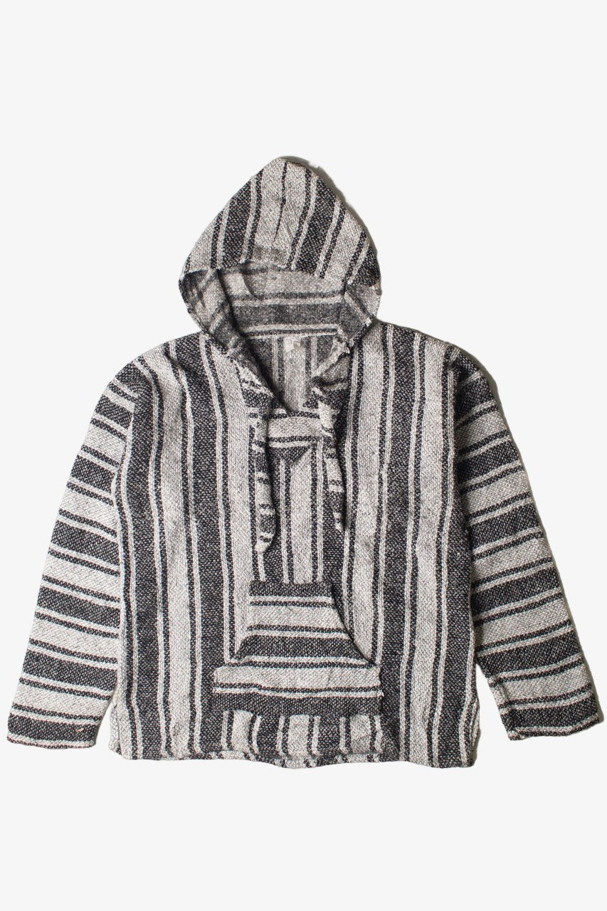 Recycled Gray Striped Baja Hoodie4