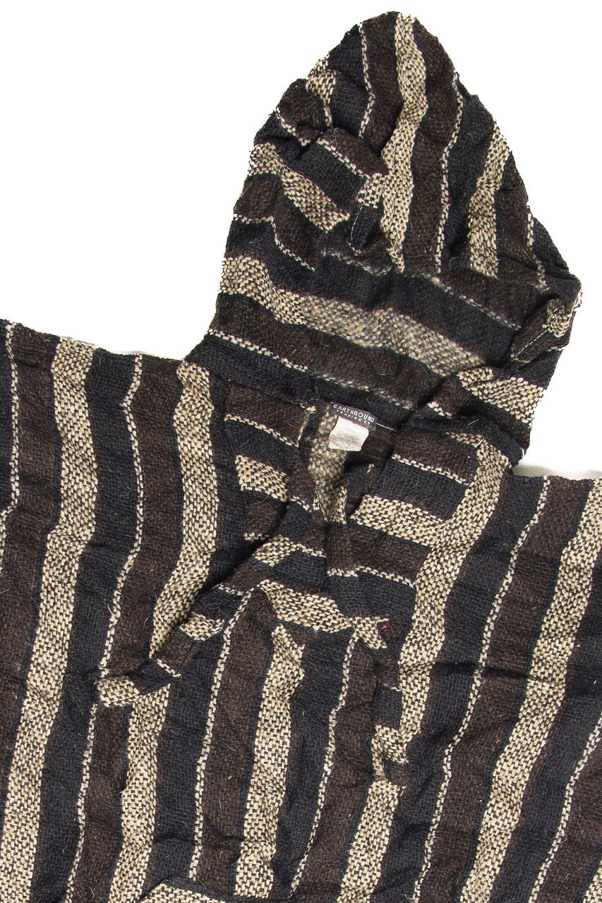 Recycled Black And Brown Baja Hoodie
