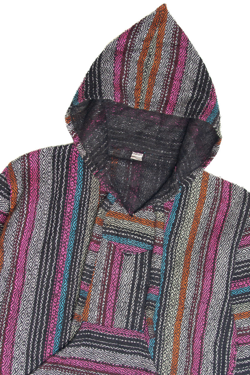 Pink And Orange Baja Hoodie