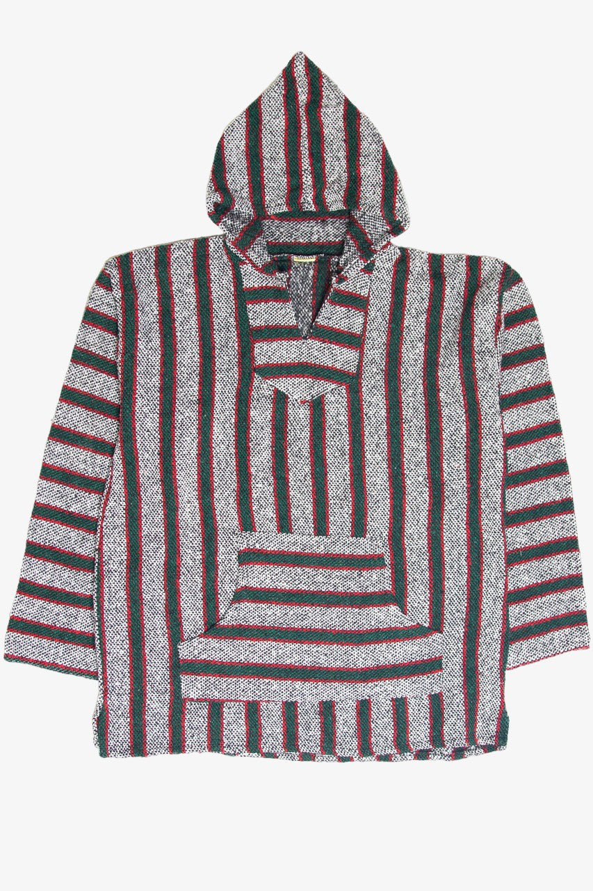 Green And Red Baja Hoodie 2876
