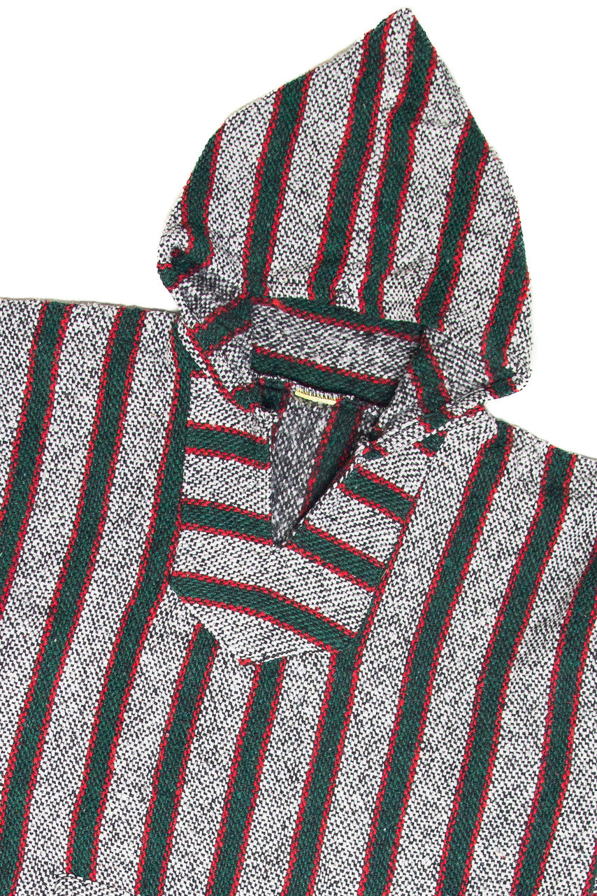 Green And Red Baja Hoodie 2876