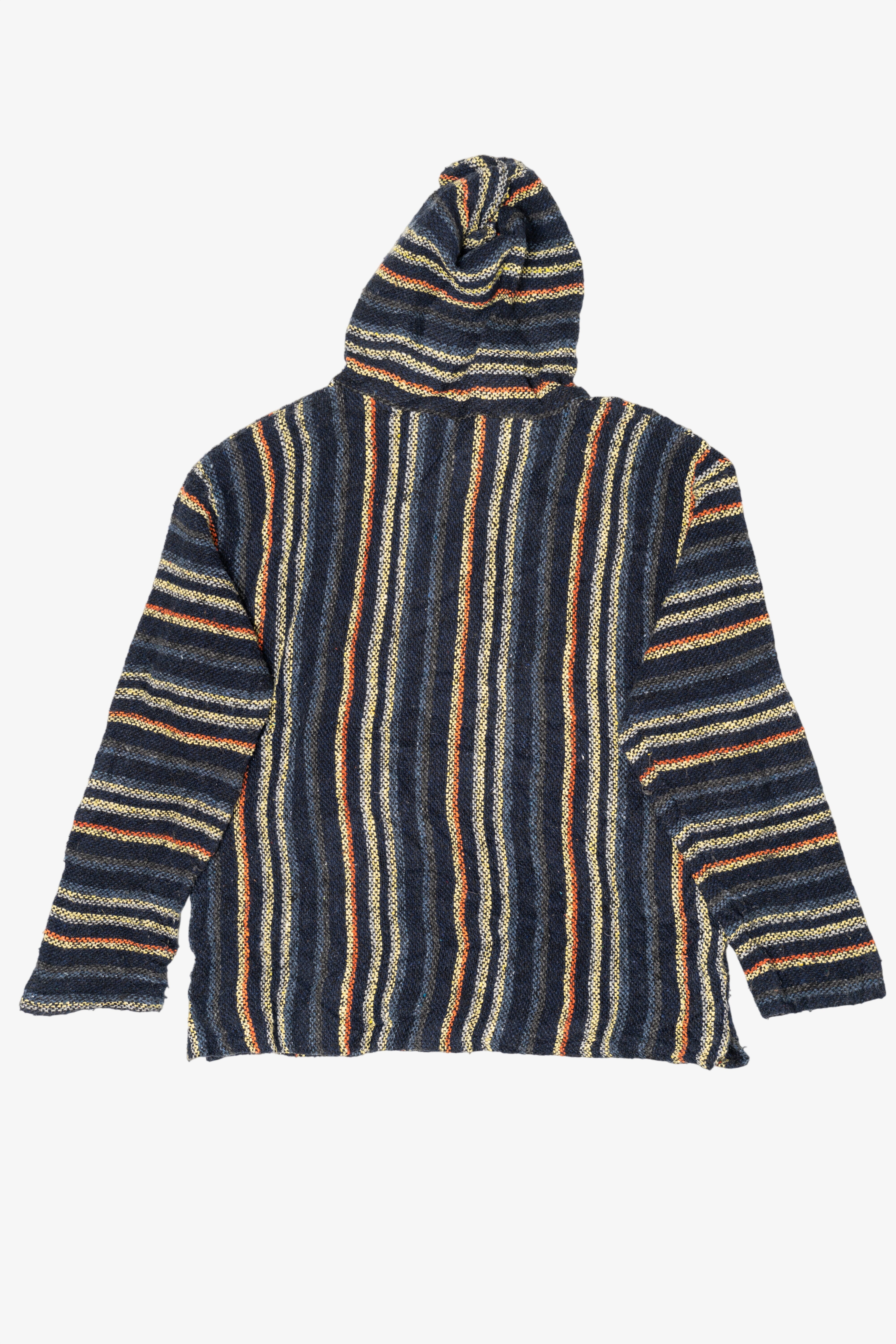 Iguana Jack Navy Blue And Orange Baja Hoodie (2010s)
