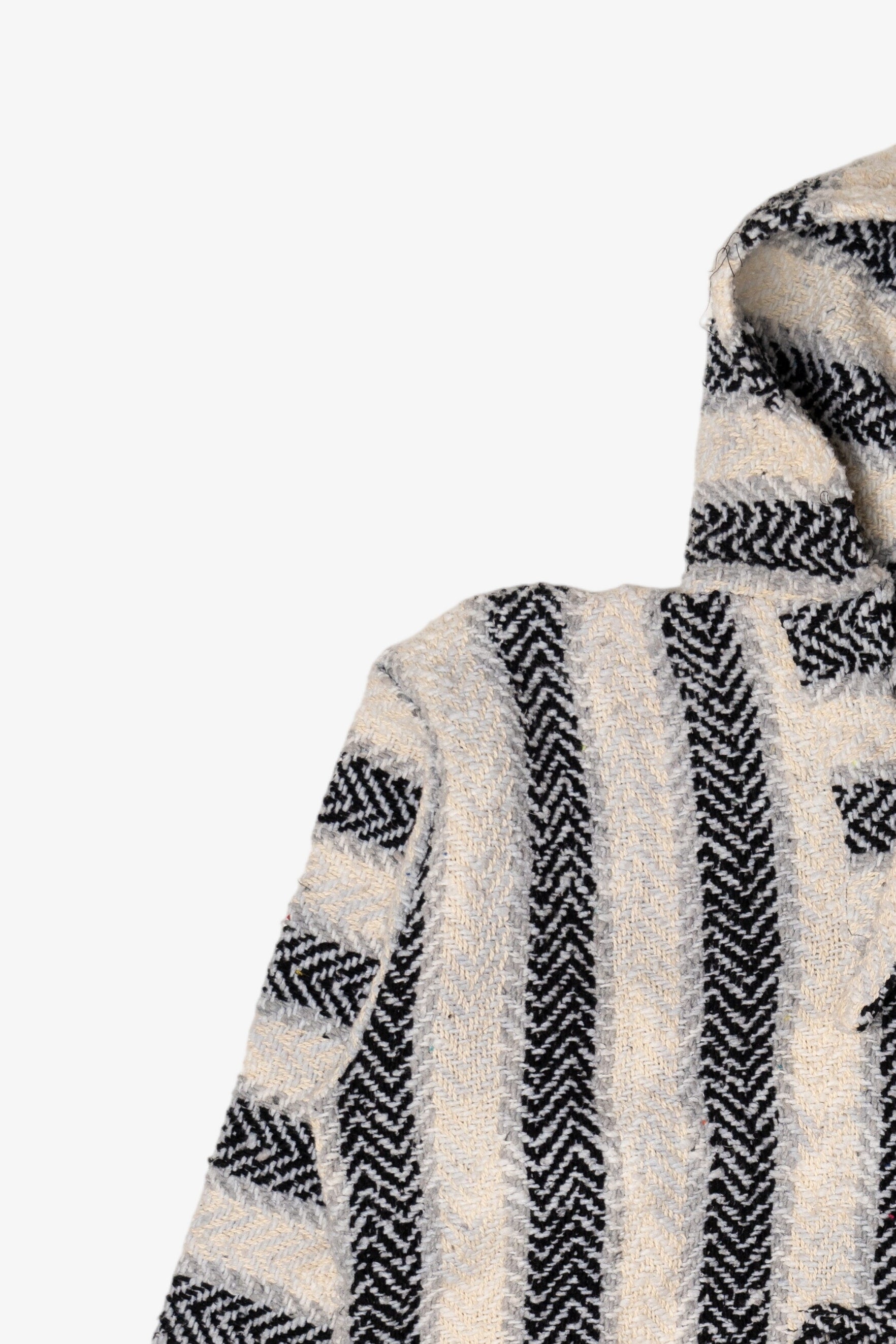 Black And White Earth Ragz Baja Hoodie (2010s)