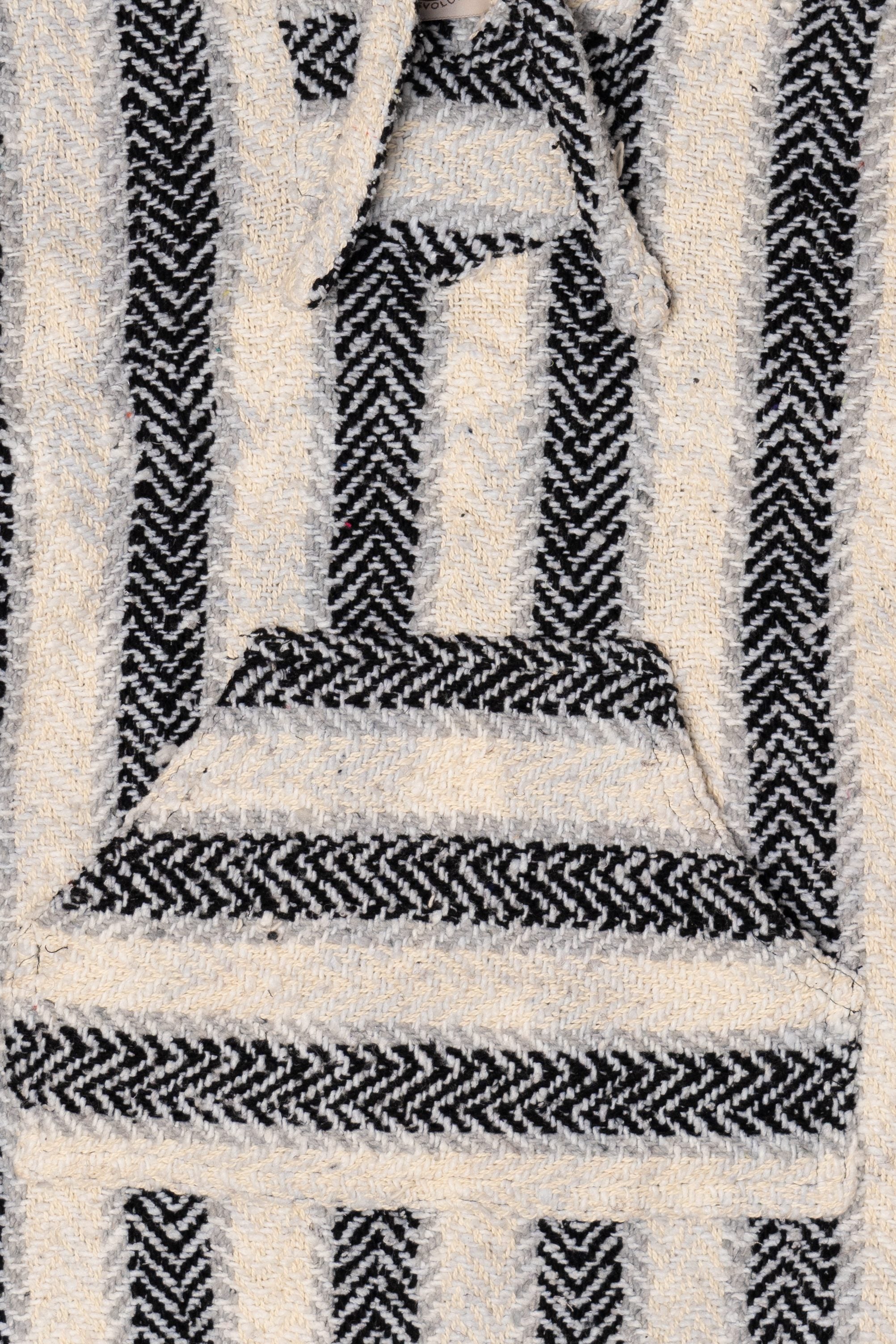 Black And White Earth Ragz Baja Hoodie (2010s)