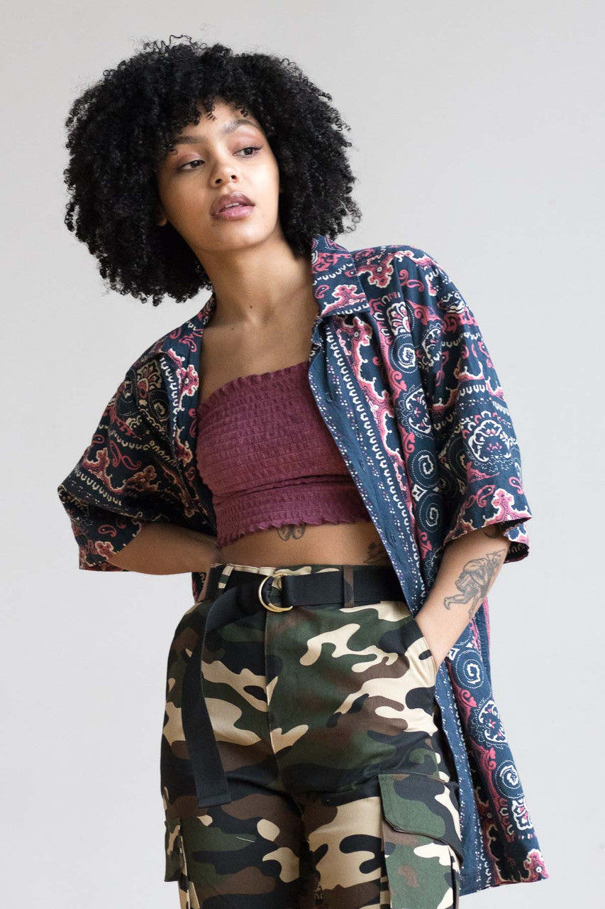 Bandana Print Vintage Polo Ralph Lauren Shirt