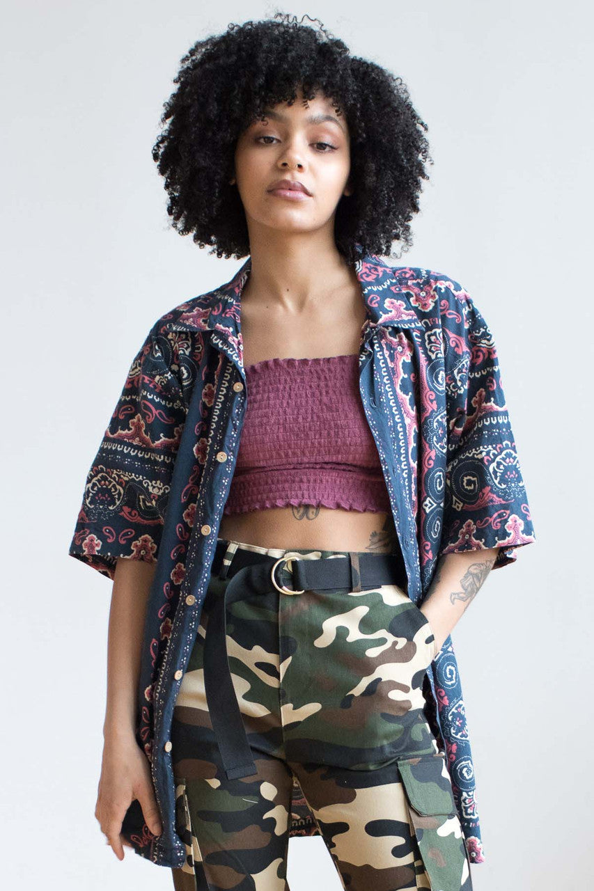 Bandana Print Vintage Polo Ralph Lauren Shirt