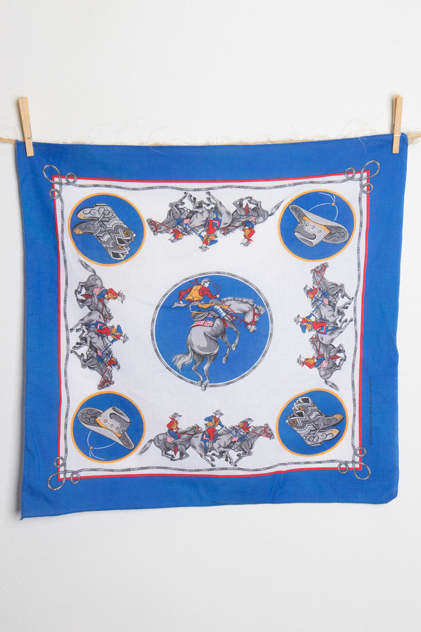 Cowboy Mustangs Bandana 1