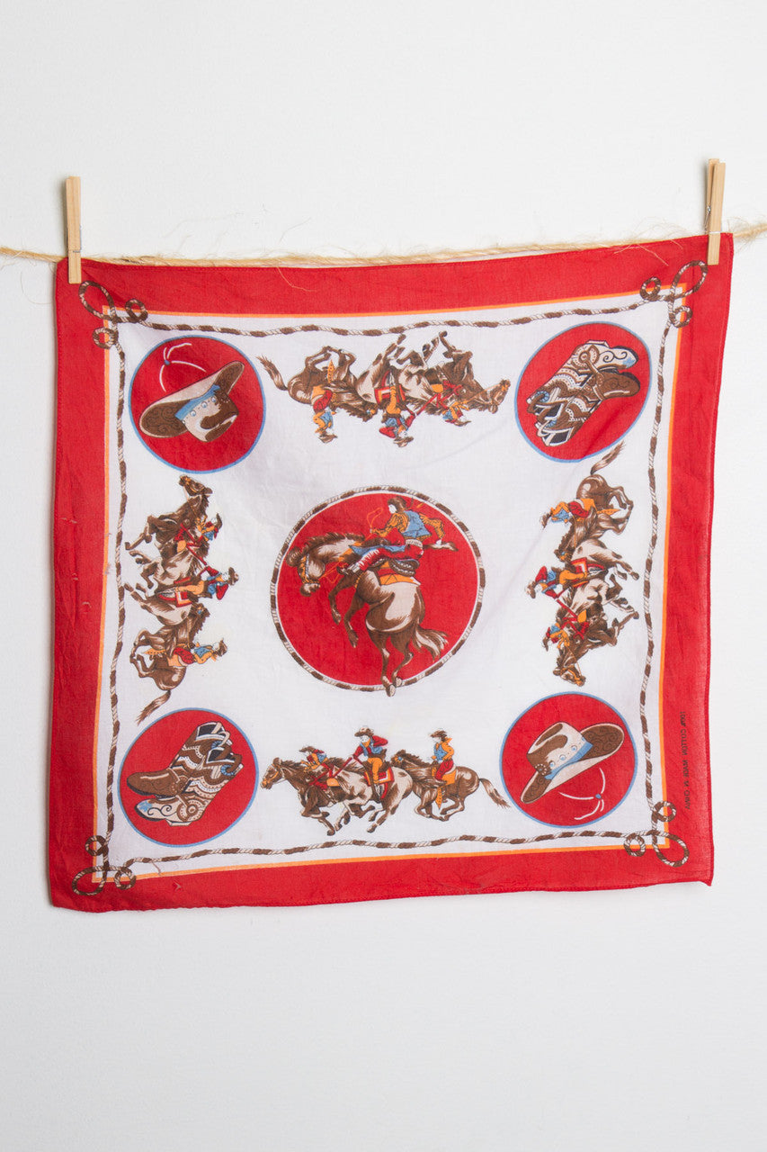 Cowboy Mustangs (Holes) Bandana 1