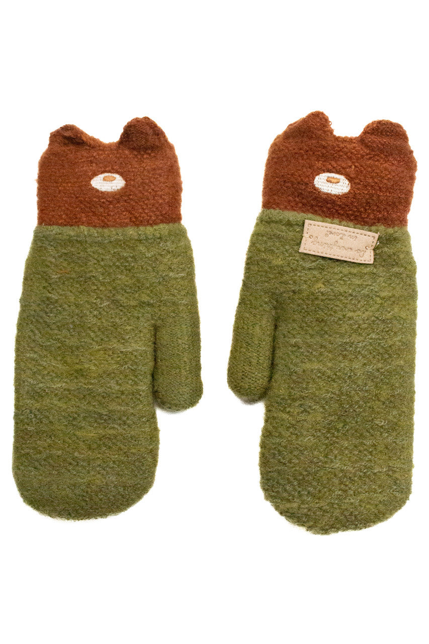 Teddy Bear Mittens