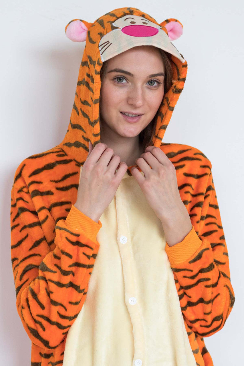 Bengal Tiger Print Onesie Pajamas