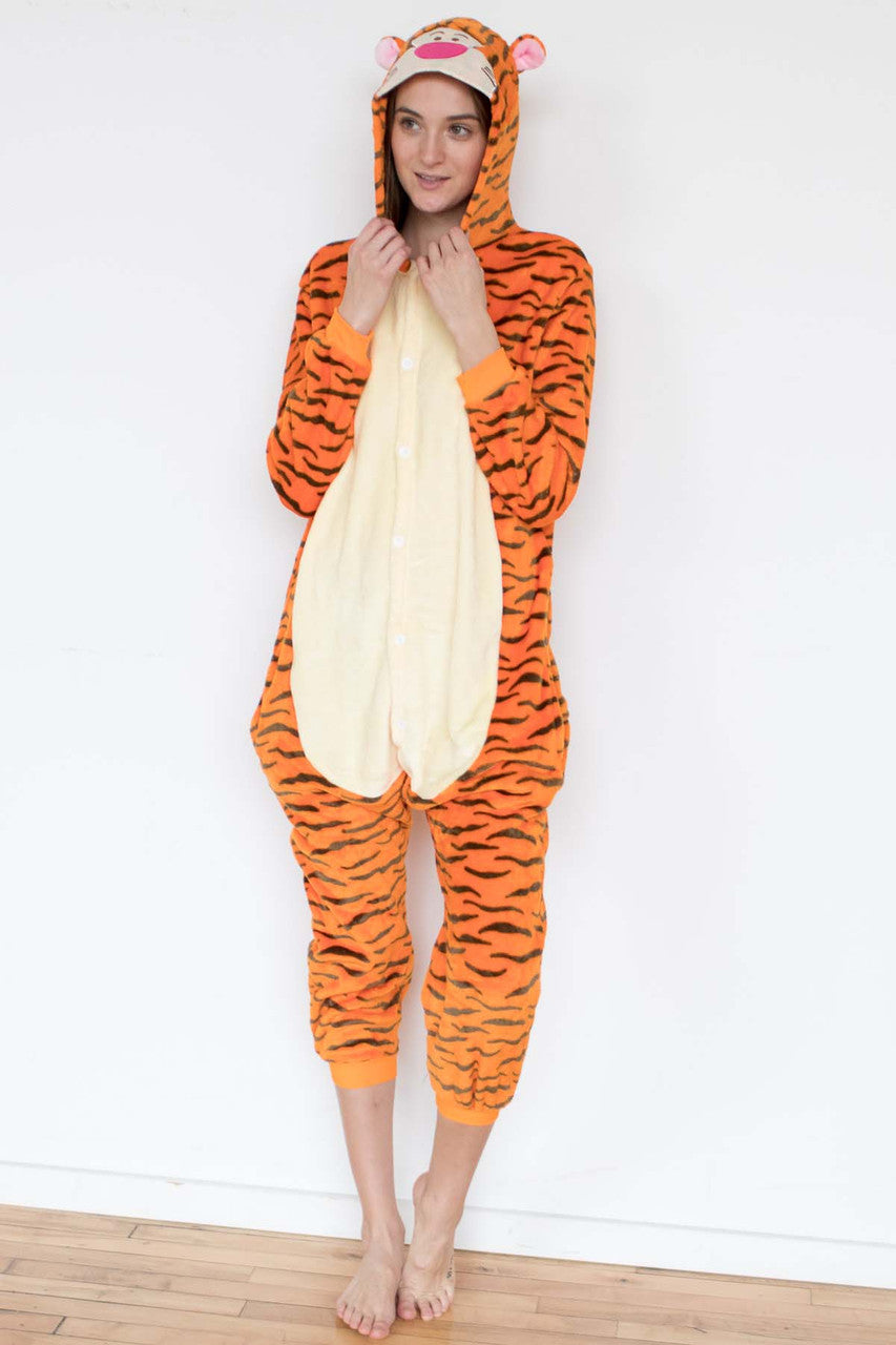 Bengal Tiger Print Onesie Pajamas