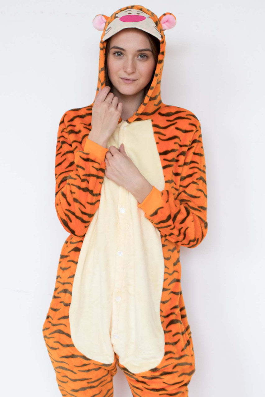 Bengal Tiger Print Onesie Pajamas