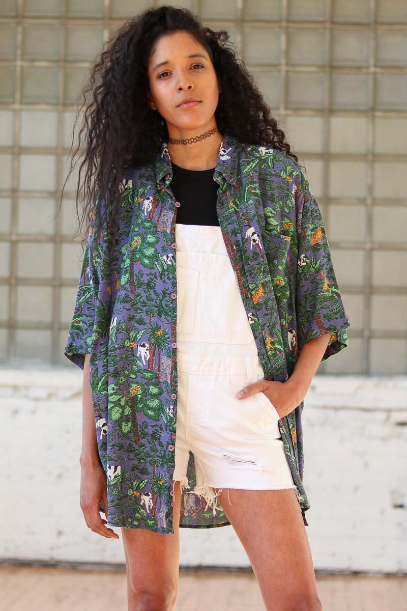 Big Dogs and Palms Vintage Hawaiian