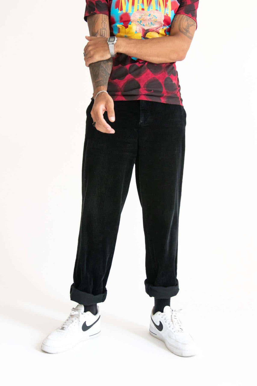 Black Baracuta Corduroy Pants