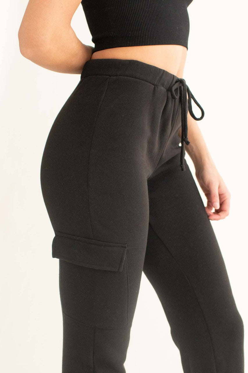 Black Fleece Cargo Joggers 1