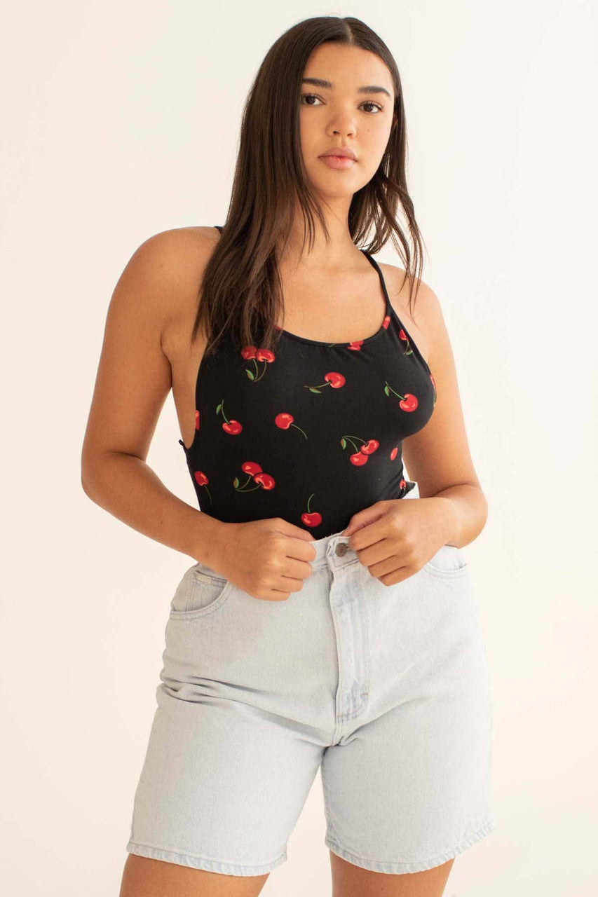 Black Cherry Cami Bodysuit