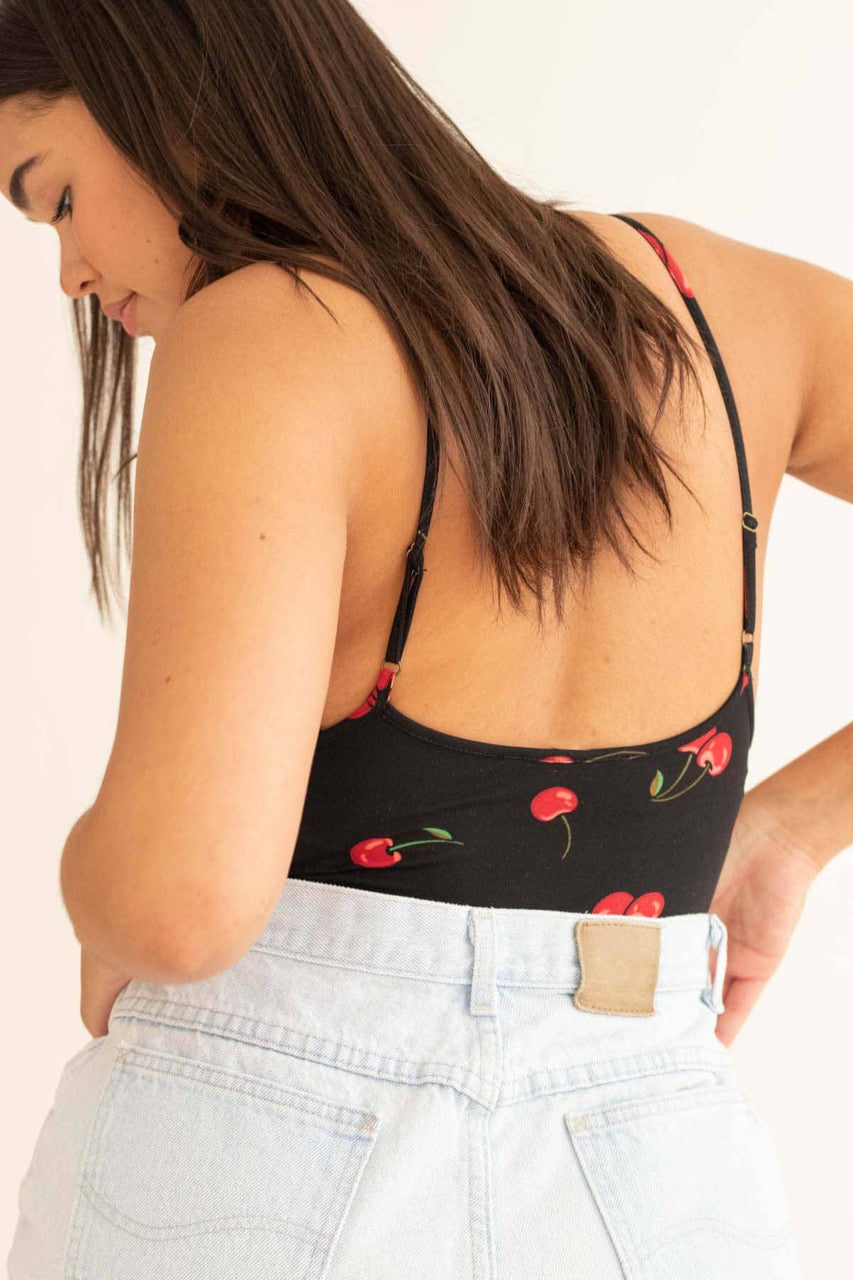 Black Cherry Cami Bodysuit