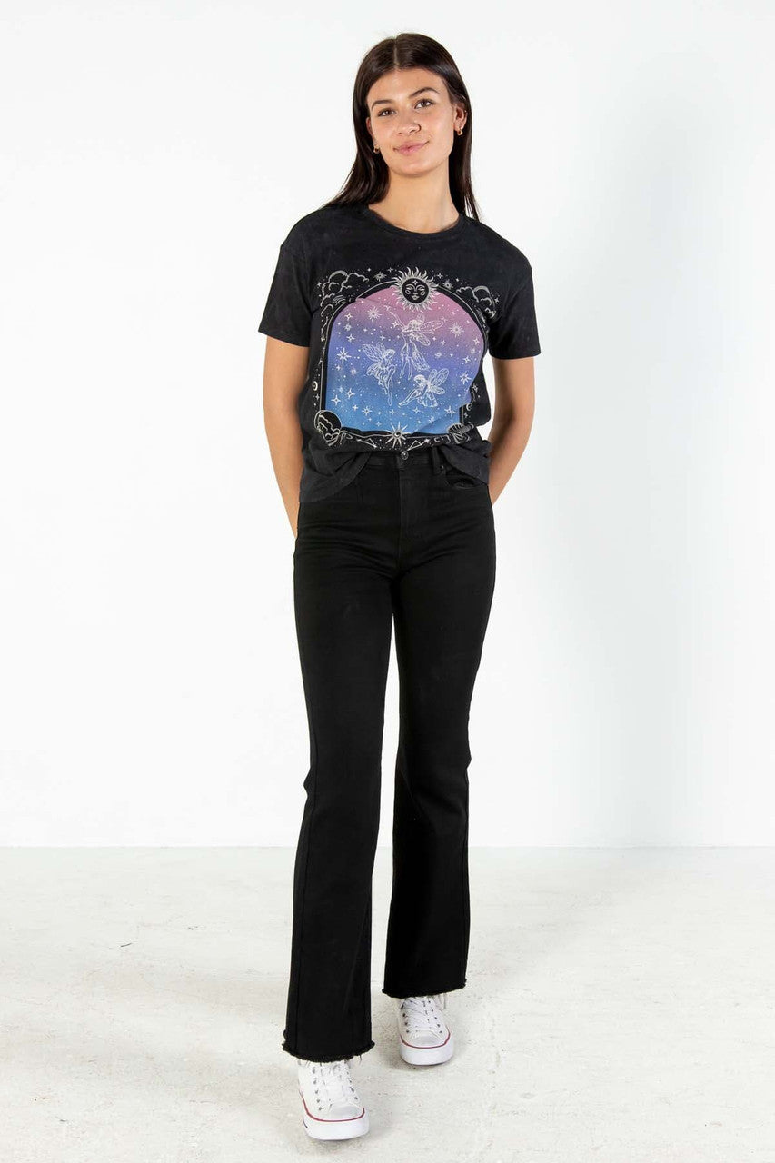 Black Flare Jeans