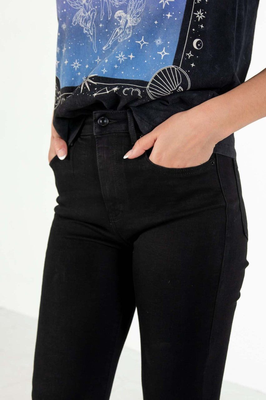 Black Flare Jeans