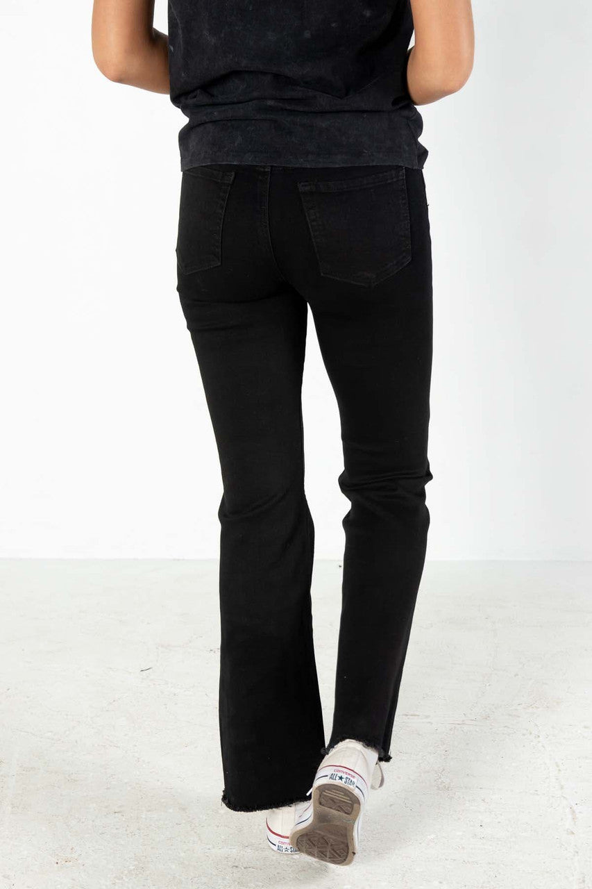 Black Flare Jeans