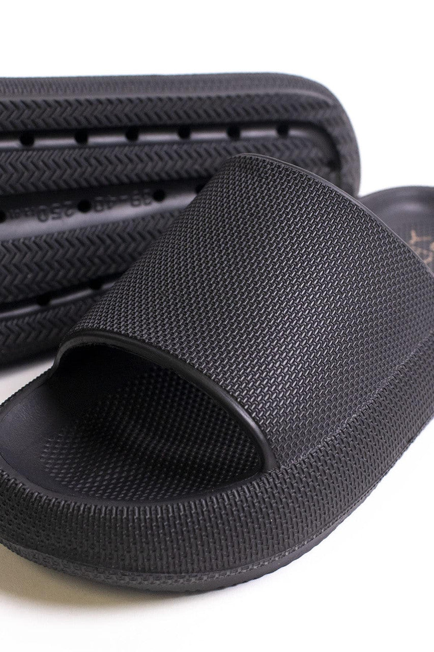 Black Foam Slides