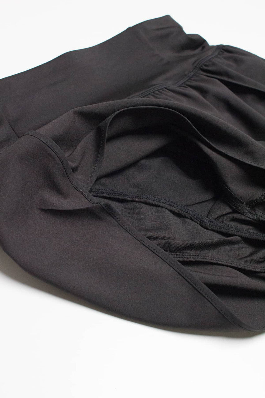 Black High Rise Speed Shorts