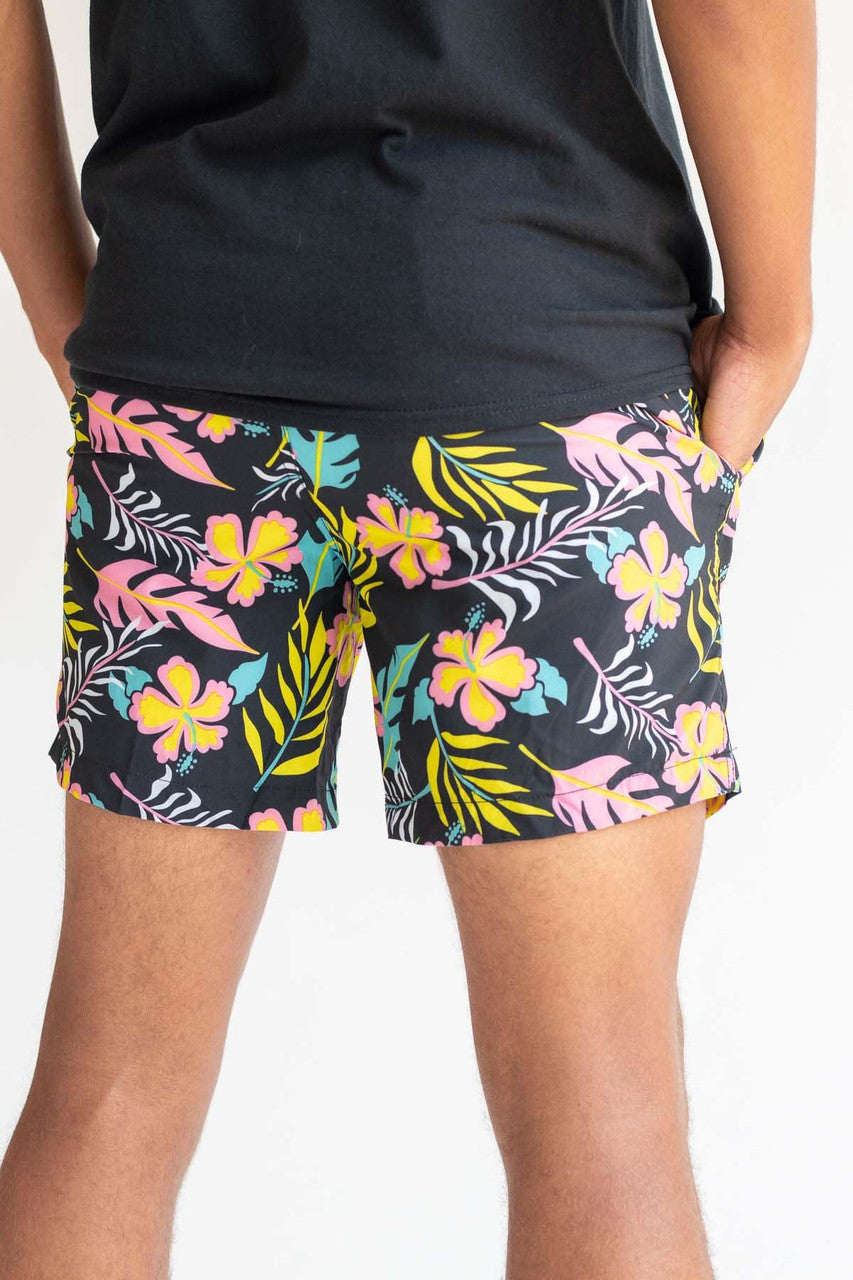 Black Miami Night Swim Shorts