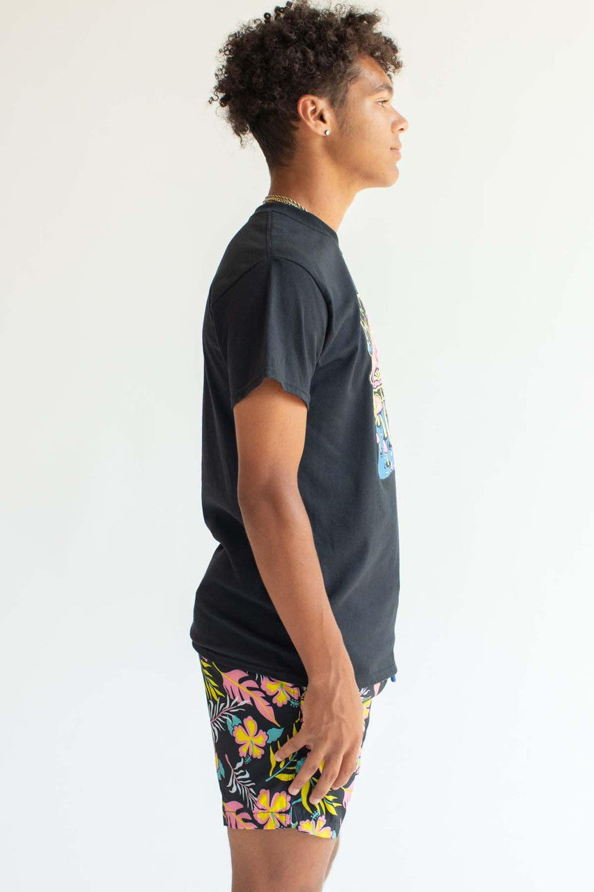 Black Miami Night Swim Shorts